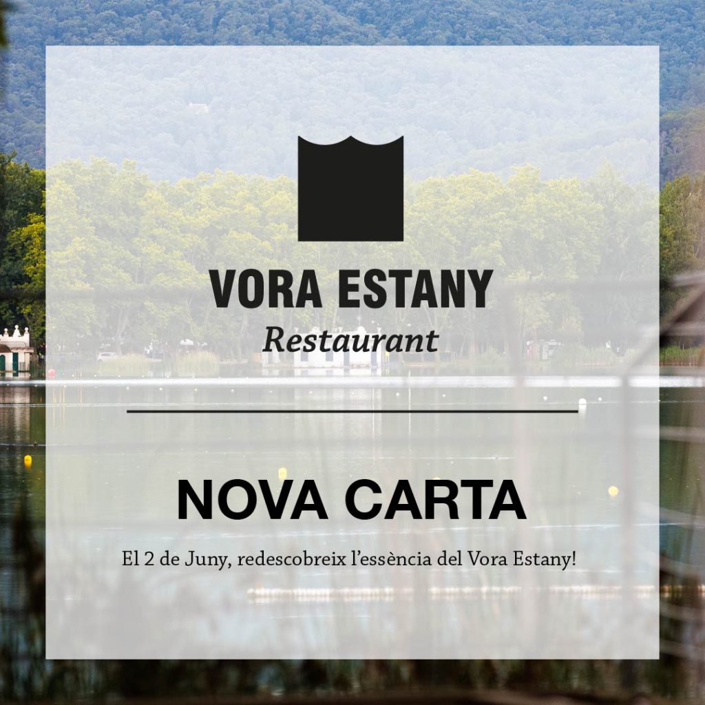 nova carta vora estany, banyoles, restaurant, carta, estany de banyoles
