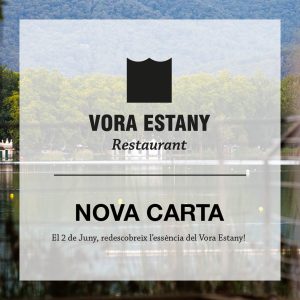 nova carta vora estany, banyoles, restaurant, carta, estany de banyoles